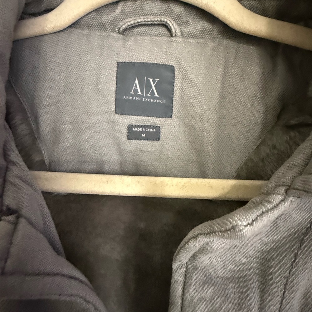Armani Exchange Men's Taupe Jacket - Picture 2 of 5